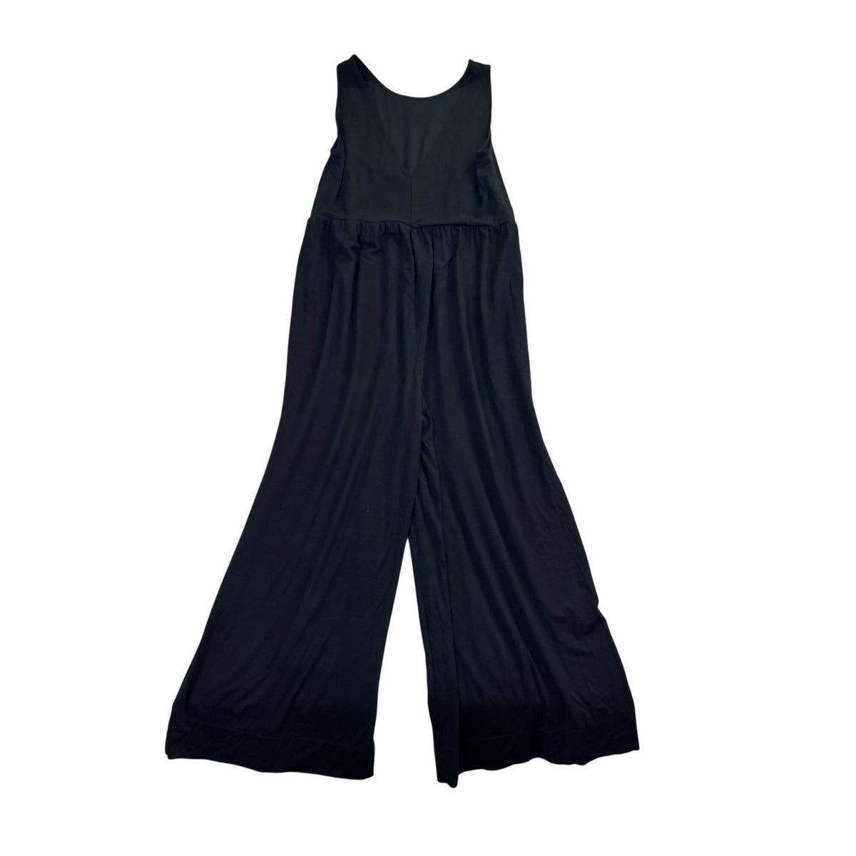 LOFT Beach Womens Black Jumpsuit Wide-Leg Sleeveless Casual Lightweight Sz XS