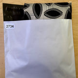 Five Star Mens Black & White 100% Silk Geometric Pattern Designer Necktie