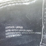 Earth Women’s Black Leather Zip Closure Peep Toe Keri Heeled Sandals Size 11D