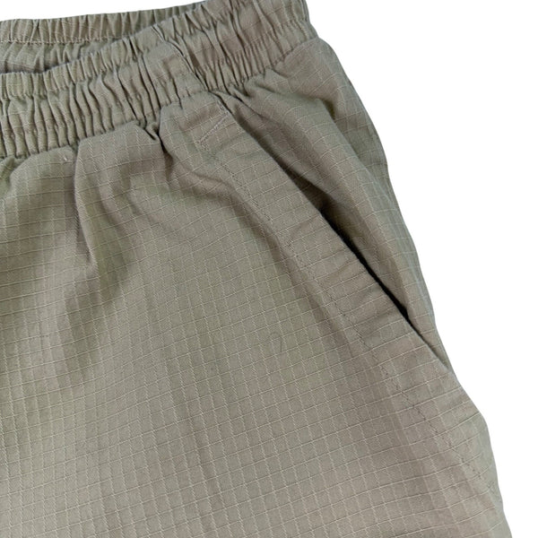 Adidas Mens Beige Cargo Pants Elastic Waist Logo Detail Stylish Design Sz S