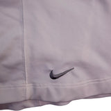 Nike Womens White Dri-FIT Polyester Spandex Pleated Athletic Skort Size Large