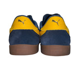 Puma Mens Blue & Yellow Suede Lace-Up Club 5v5 Lux OG Sneakers Size 12