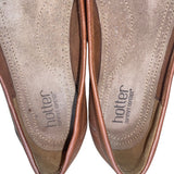 Hotter Women’s Brown Leather Comfort Sole Selena Loafers Size 9.5