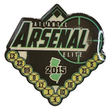 Atlantic Arsenal Elite 2015 Softball Trading Pin With Dual Clutch Backing