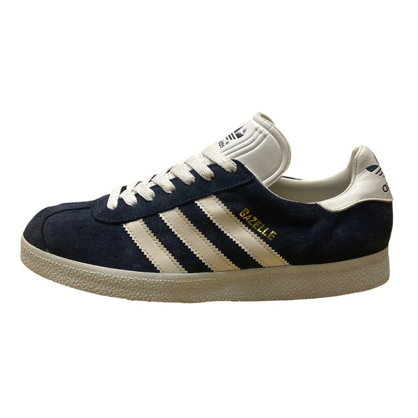 Vintage Adidas Women’s Navy Suede White Leather Gazelle Sneakers Size 9