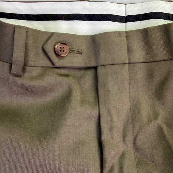 Lauren Ralph Lauren Mens Tan Wool Dress Pants Ultraflex Size 40W X 30L