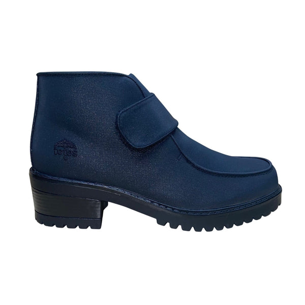 Totes Women's Black Adhesive Closure Waterproof Ankle Boots Size 7M
