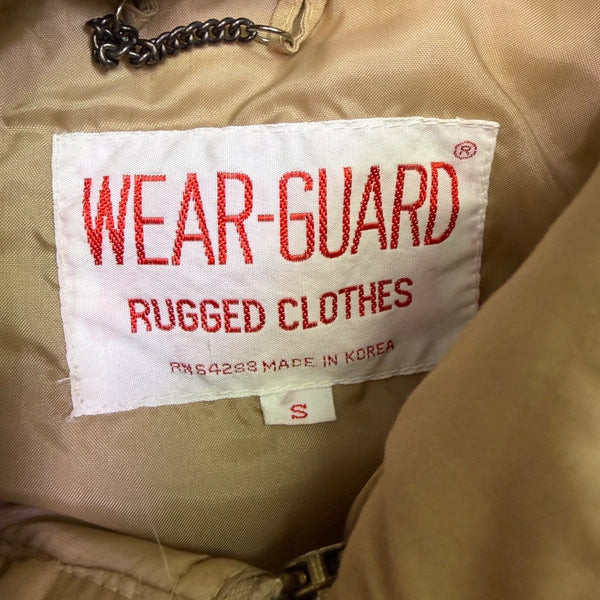 Wear-Guard Mens Beige Utility Vest Small Outdoor Multi-Pocket Rugged