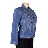 Pamela Love J.Crew Womens Blue Denim Jacket Button Front Size S