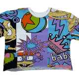 Nickelodeon Rugrats Cartoon Graphic Crop Top T-Shirt New