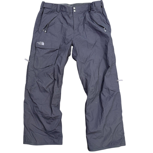 The North Face Mens Gray Snow Pants Water-Resistant Pockets Full Length Sz XXL