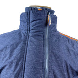 Superdry Mens Blue Windcheater Jacket Zip Closure Camouflage Lining Size L