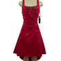 Nicole Hiller New York Women's Red High-low D Snack Dress Sz 10 (EU 44) - NWT