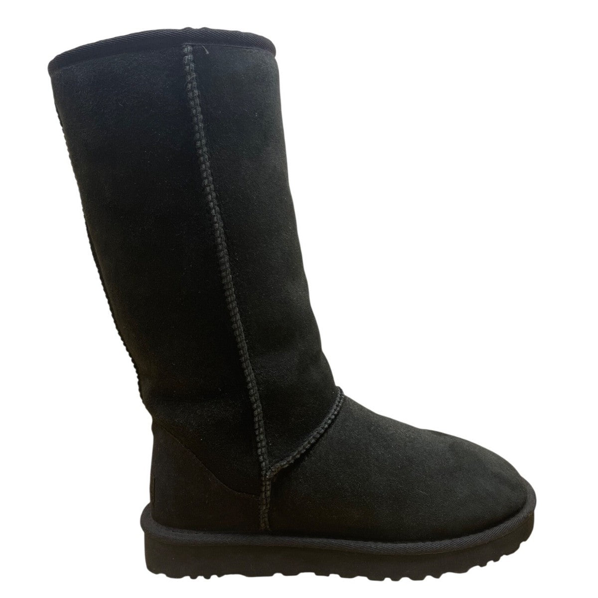 Ugg Pure Women’s Black Suede Sheepskin Cozy Warm Classic Tall Boots Size 8