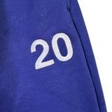 Adidas Mens Navy Blue Athletic Sweatpants Drawstring Waist Cotton Blend Size M
