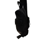 Adidas Unisex Black Nylon Multiple Zippered Adjustable Strap Sling Backpack