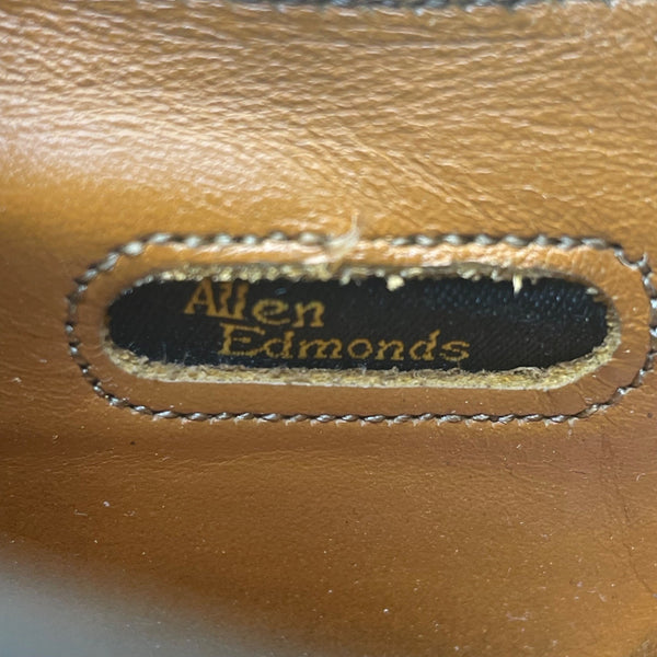 Allen Edmonds Men’s Black Leather Cap Toe Oxford Dress Shoes Size 10.5