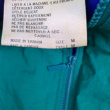 Vintage 90s Adidas Mens Teal Hooded Windbreaker Jacket Retro Sports  Sz M