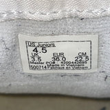Vans Juniors Black & White Canvas Low Top Skate Sneakers Size 4.5