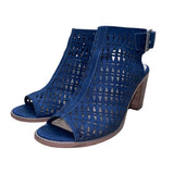 Vince Camuto Women’s Midnight Leather Open Toe Triana High Heel Sandals Size 8M