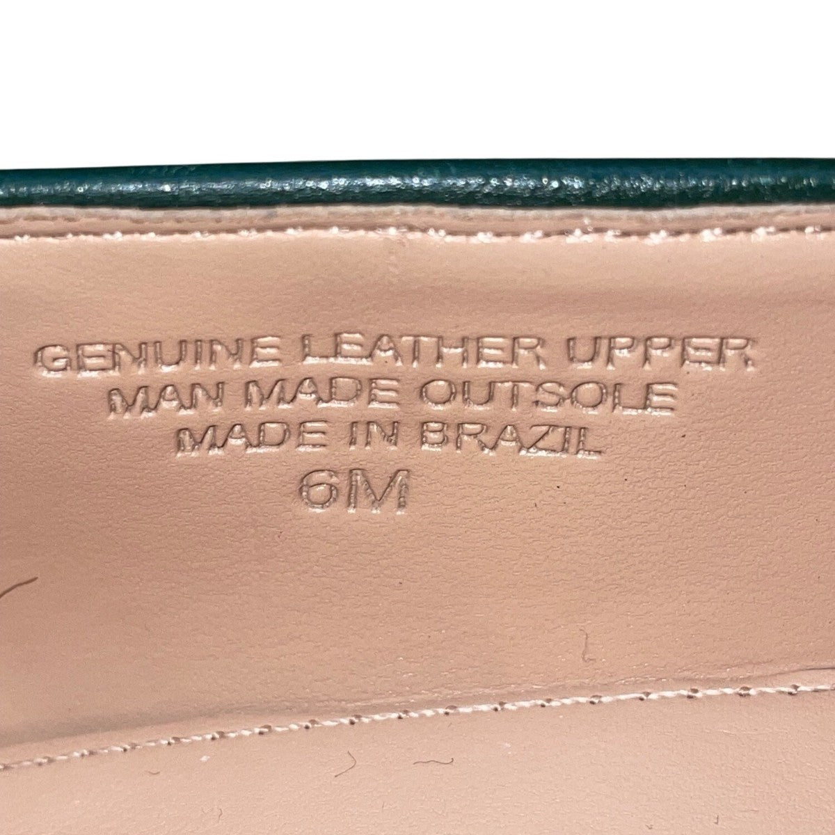 Talbots Women’s Green Leather Tassel Details Leighton Brogue Loafers Size 6M