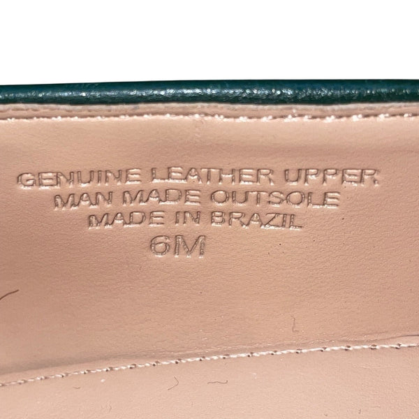 Talbots Women’s Green Leather Tassel Details Leighton Brogue Loafers Size 6M