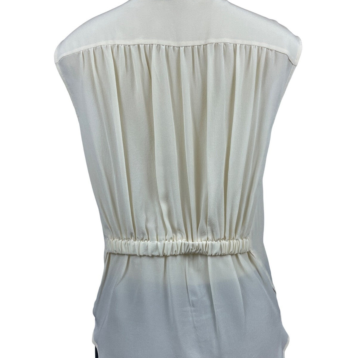 Collezioni Womens Sleeveless Button-Up Blouse Size 8