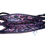 Vera Bradley Women’s Blackberry Wine RFID Slim Faux Leather Trim Wristlet Clutch