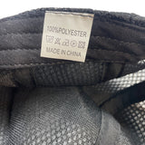 Black Adjustable Mesh Newsboy Cap