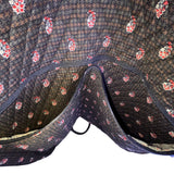 Vera Bradley Women’s Brown Quilted Garment Bag With Paisley Floral Design