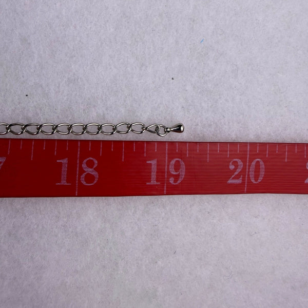 Swarovski Womens Silver Tone Crystal Necklace Adjustable Chain Clear Pendant