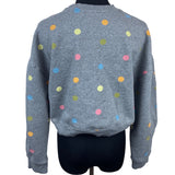 Disney Women's Gray 100 Word of Color Sweater Sz S