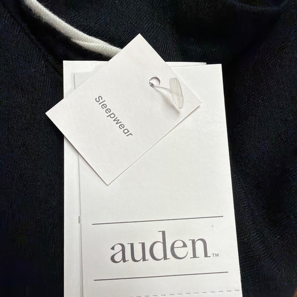 Auden Womens Black Modal Spandex Sleepwear Pajama Set Size L