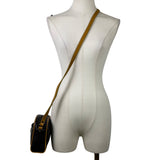 Vintage 80's 90's Esprit Women’s Black & Brown Faux LeatherCrossbody Bag
