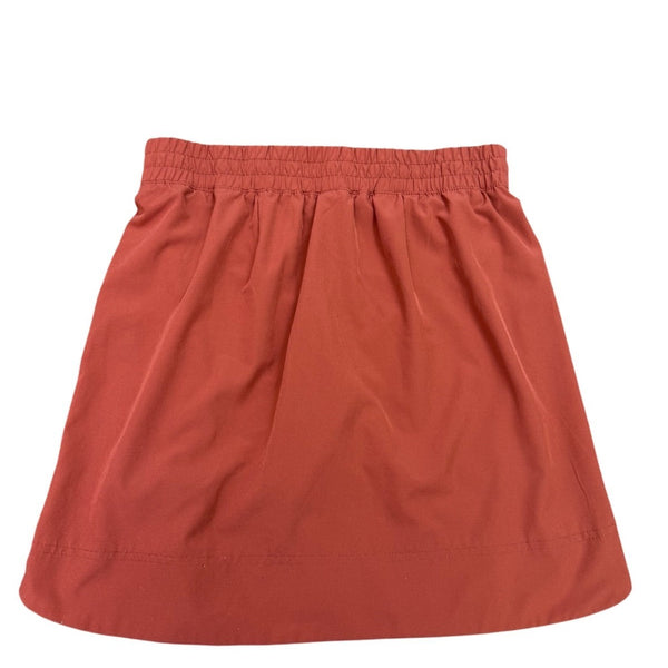 Reebok Womens Rust Skort Activewear Stretch Pockets Size M