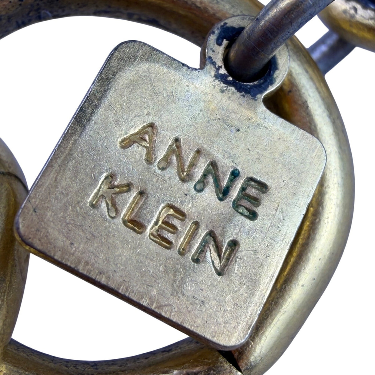 Anne Klein Womens Gold Tone Metal Swirl Statement Necklaces Adjustable