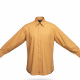 Nordstrom Mens Yellow Cotton Long Sleeve Button-Up Shirt With Pocket Size 17 1/2