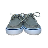 Sperry Men’s Light Olive Canvas Lace-Up Bahama II Boat Shoes Size 11M
