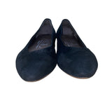 AGL Women’s Black Suede Leather Sole Slip-On Ballet Flats Size 37.5