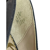 Sam Edelman Hazel Pump Pointed Toe Stiletto Black Gold Sparkle High Heels Sz 9.5