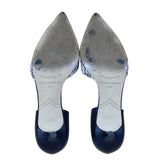 Enzo Angiolini Women’s Gray Black Leather DOrsay Snakeskin Print Pumps Size 7.5M