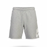Nike Mens Gray Drawstring Shorts With Logo Graphics Casual Lightweight Size L