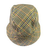 Avoca Handweavers Mens Multicolor Pure Wool Plaid Bucket Hat Large Dry Clean Onl