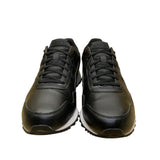 Asics Men’s Black Leather Lace-Up Cushioned Sole Casual Running Sneakers Size 13