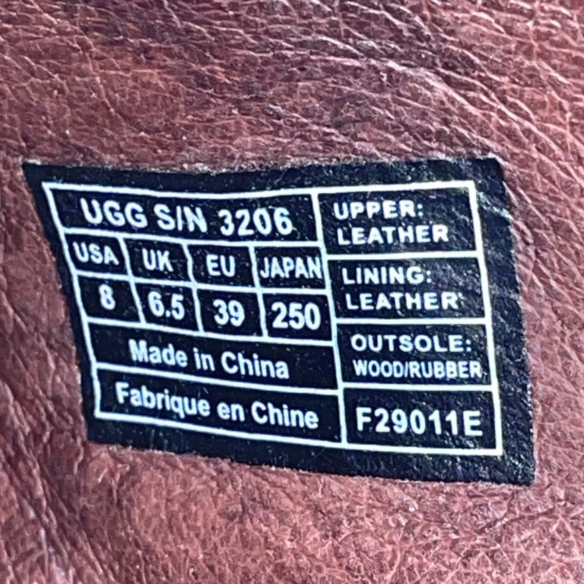 Ugg Women's Brown Leather  With Braided Strap High-Heel Studded Mules Size 8