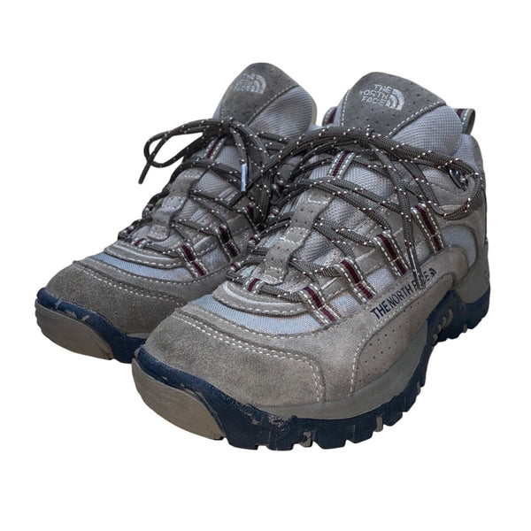 The North Face Women’s Gray Suede & Mesh X2 Trail Hiking Shoes Size 7