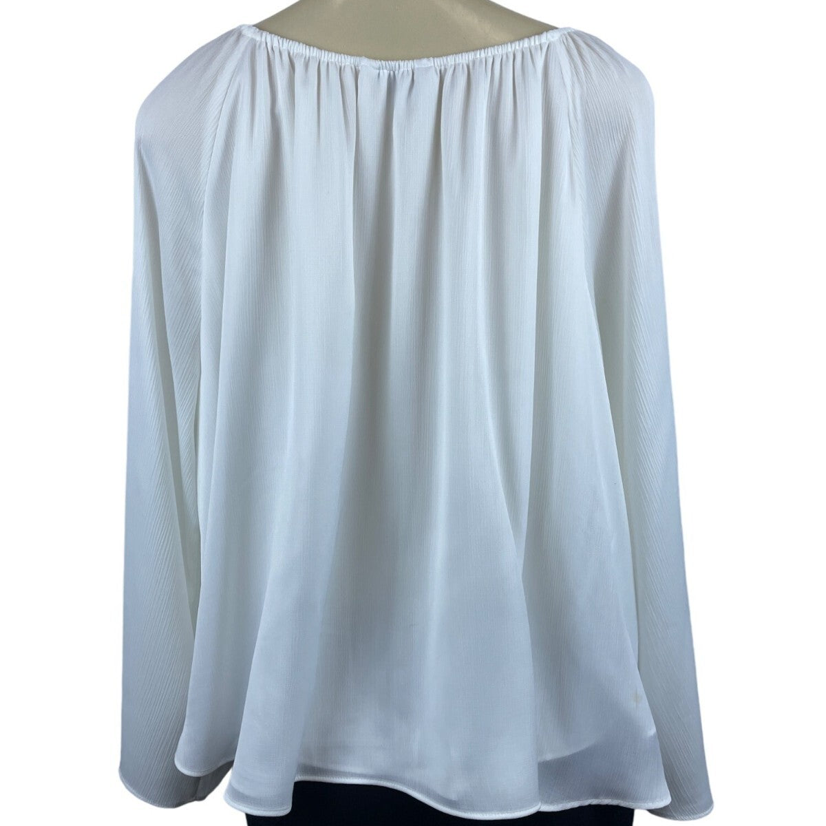 Elizabeth And James Women's White Long Sleeve Blouse Sz XL New