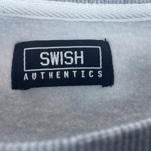 Swish Authentics Basketball Gray Crewneck Sweatshirt 2XL Cotton Blend Unisex