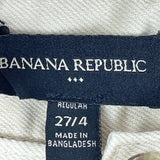 Banana Republic Women's Beige Regular Fit Cargo Pants Sz 27
