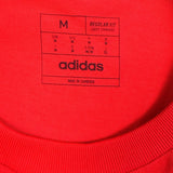 Adidas Mens Red Cotton Arsenal Graphic T-Shirt  Sportswear Casual Size M